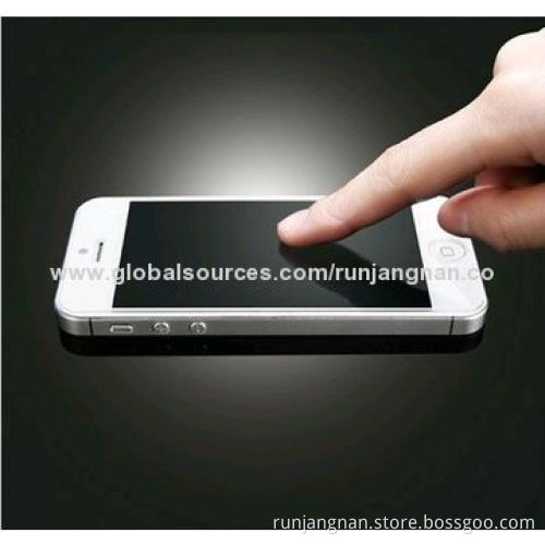 0.3mm Tempered Glass Screen Protector for iPhone 4/4s, HD, 9H, Rounded Borders, Smooth Edge